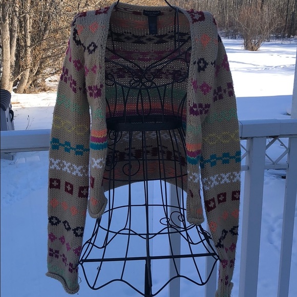 GUESS Open front, thick cardigan sweater - Picture 3 of 8